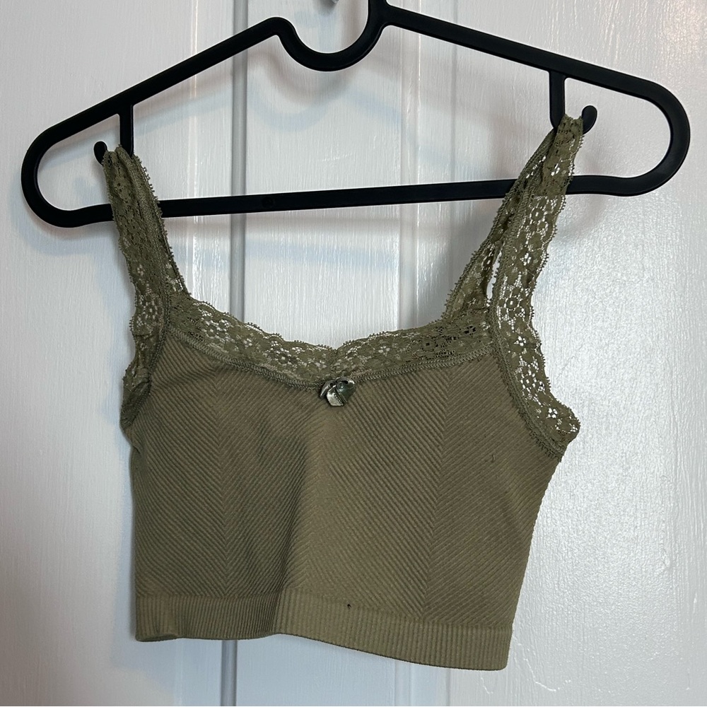 UO out from under green bralette